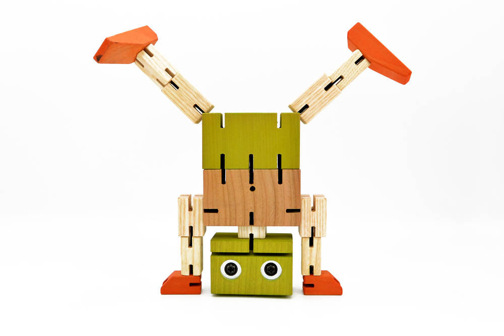 Mano le robot articulé en bois