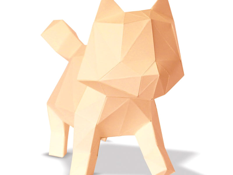 Le chat en papier 3D