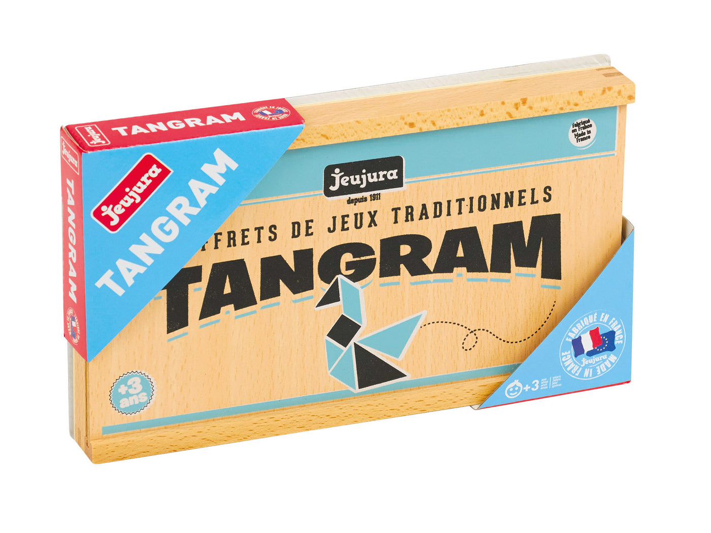 Jeu de tangram avec coffret en bois
