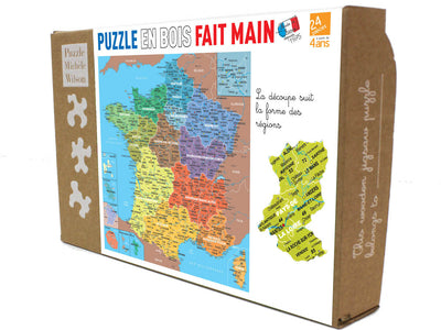 Carte de France régions - 24 pièces