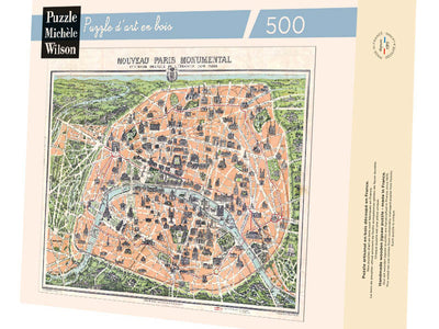 Plan de Paris monumental - 500 pièces