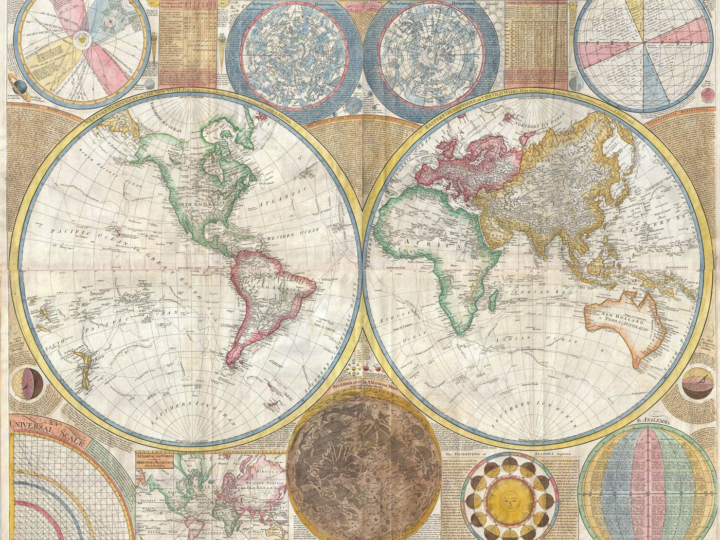 Carte de la Terre et du Ciel - DUNN - 1500 pièces