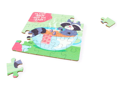 Le puzzle en carton Bain - 25 pièces