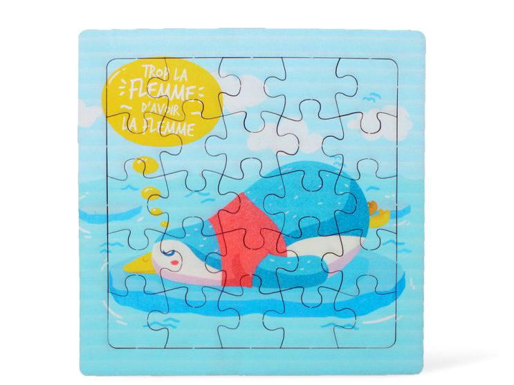 Le puzzle en carton Flemme - 25 pièces
