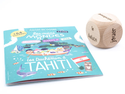 Carnet de voyage Tahiti 2-3 ans + tatoo